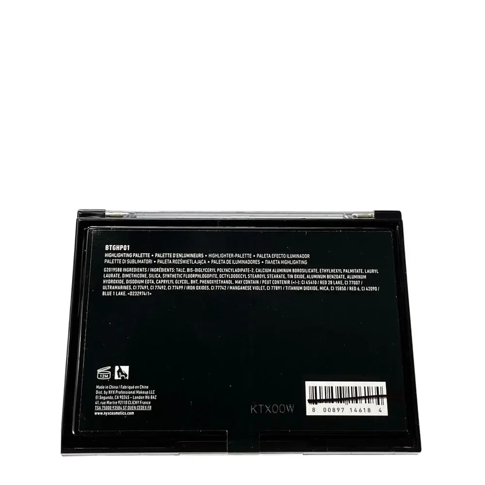 NYX Profesional Make Up Born to Glow Highlighting Palette NEW